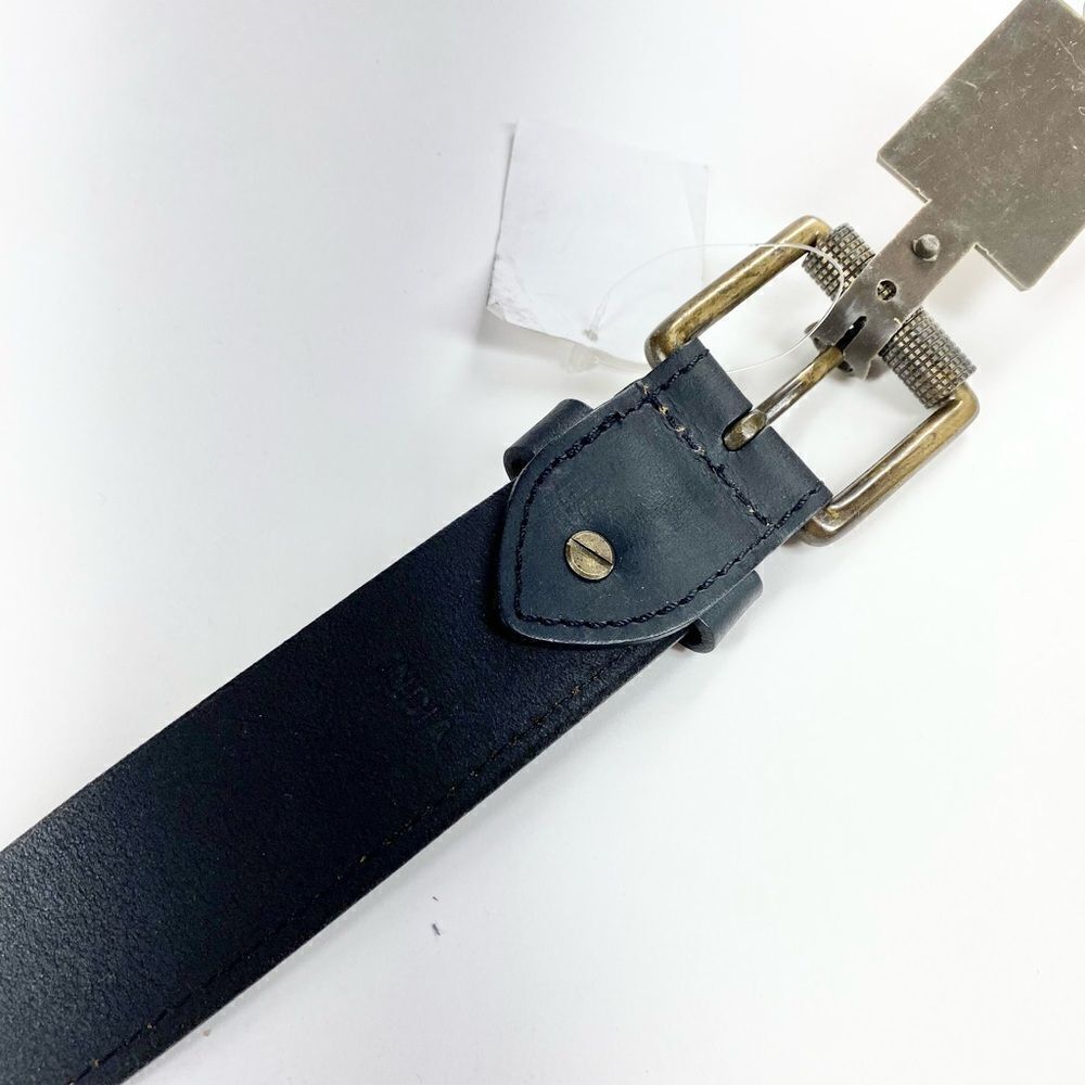 boconi black and bronze leather belt 32 - Picture 6 of 7